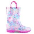 thumbnail image 4 of Bocca Kids Colorful halo Rain Boots for Toddler Girls Sizes 12, 4 of 5