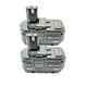 thumbnail image 1 of Batería RYOBI ONE+ de iones de litio de 18 V y 4,0 Ah de alta capacidad (paquete de 2), 1 of 5