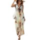 thumbnail image 1 of Vestido Largo Sin Mangas Para Mujer, Watercolor Dandelion Traje Informal Para Cumpleaños, Verano, 1 of 5
