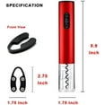 thumbnail image 3 of Electric Wine Bottle Opener Automatic Wine Bottle Corkscrew Opener with Foil Cutter, 3 of 7