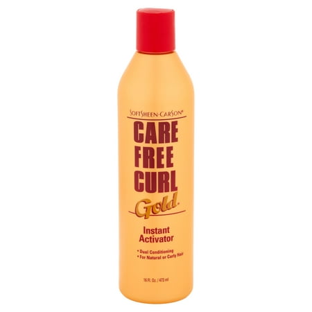 SoftSheen-Carson Care Free Curl Gold Instant Activator, for Natural and Curly Hair, 16 fl (Best Curl Activator For Texturized Hair)