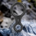 thumbnail image 2 of Sonducket Descensor de aparejo en forma de 8 Dispositivo de rappel de alta resistencia Anillo fácil de usar Equipo de descenso cuesta abajo para rescate carpas Sonducket OD007016-00, 2 of 6