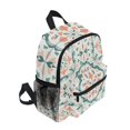 thumbnail image 2 of FORMRS School Backpack with Front Zippered Pocket 12" Student Travel Daypack, Green Geometric Pattern, 2 of 6