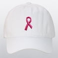 thumbnail image 2 of Unisex Cancer Awareness Ribbon Embroidered Baseball Cap for Outdoor Sports and Casual Hop Style, 2 of 4