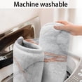 thumbnail image 5 of White Rose Gold Marble Pattern Bathroom Rugs Mat,Non Slip Microfiber Bathroom Rug,Rubber Backing,Soft Bathroom Mats for Bathroom Floor,Tub and Shower,17x27in(43x68cm), 5 of 5