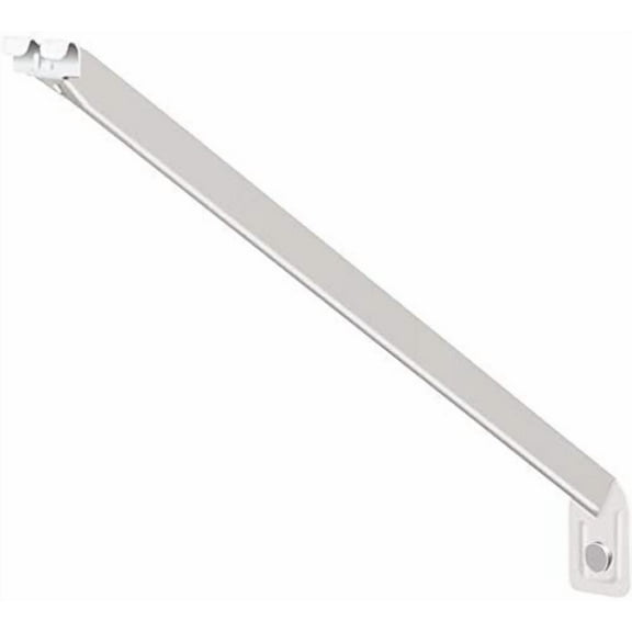 ClosetMaid Shelf Support Brace - White Finish, Multicolor, 2 Brackets, 2 Anchors, 2 Pins