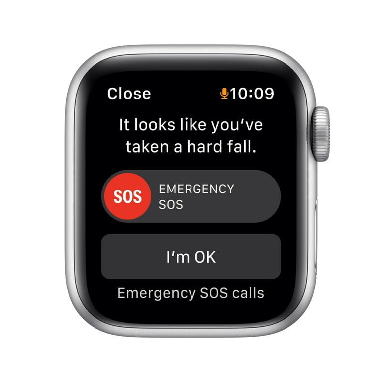 Apple Watch SE (1st Gen) GPS, 40mm Silver Aluminum Case with Abyss