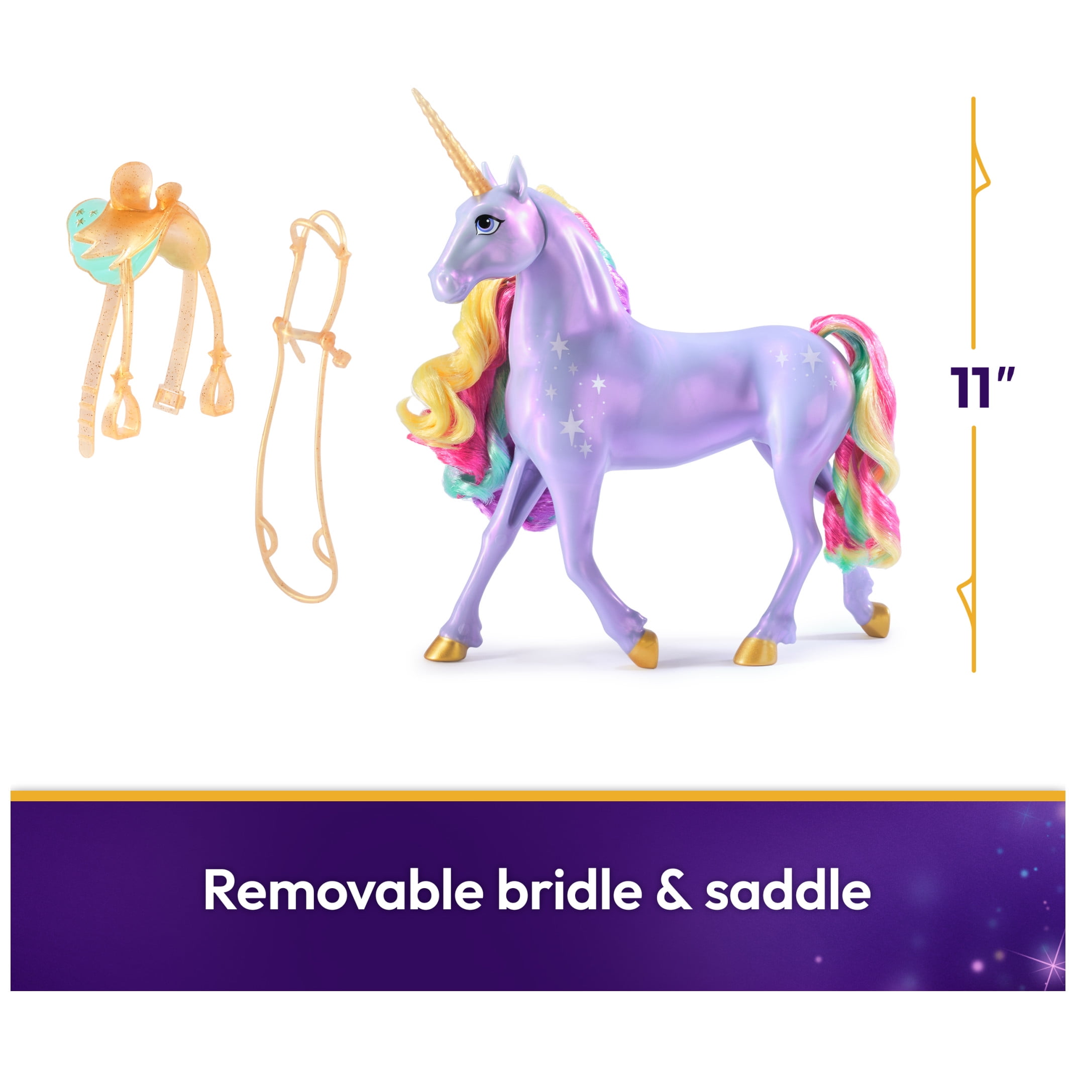 Unicorn Academy, Rainbow Light-up Wildstar with Lights, Sounds & Music for Ages 4 and up