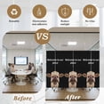 thumbnail image 5 of Funny Cow Window Privacy Film, Welcome To OUR Place Modern Retro Static Cling UV Sun Blocking Heat Control Window Tint Day and Night, Non-Adhesive Reusable One Way Windows Privacy Cover 19.6''x39.3'', 5 of 7