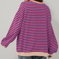 thumbnail image 4 of Essential Sweatshirt for Women Soft Crewneck Long Sleeve Loose Fit Casual Lounge Everyday Basic Winter Warm Top, 4 of 6