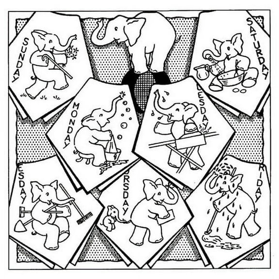 Aunt Martha's #3972 Ernie the Elephant