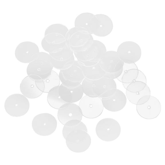 TEHAUX Clear Plastic Earring Backs for Heavy Earrings, 50 Pcs, and Comfortable Support for Sensitive Ears