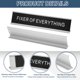 thumbnail image 3 of Uxcell FIJADOR DE TODO Placa de Nombre de Escritorio, Placa de Aluminio Divertida para Oficina, Regalos de Broma para Compañeros de Trabajo, Plata/Blanco sobre Negro, 3 of 7