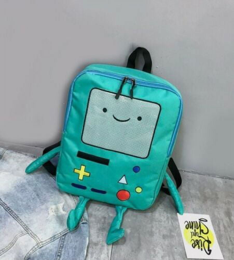 Canvas Backpack Anime Adventure Time Beemo BMO Kawaii Book Bag