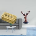 thumbnail image 2 of Elegante Caja De Pañuelos Con Adorno De Cabeza De Ciervo Para Baño Y Decoración Del Hogar, Estatua De Resina, Soporte Para Pañuelos Faciales, Mesita De Noche, Escritorio, 2 of 7