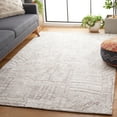 thumbnail image 2 of SAFAVIEH Glamour Linnette Abstract Area Rug, Brown/Ivory, 4' x 6', 2 of 8