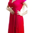 thumbnail image 3 of Vestido Largo Tipo Bata Cruazado Cintilla Formal Abierto THE DIFFERENT SOCIETY Side B collection Vestido largo, Tipo Bata con abertura y Tirante, Para Toda Ocasión., 3 of 4