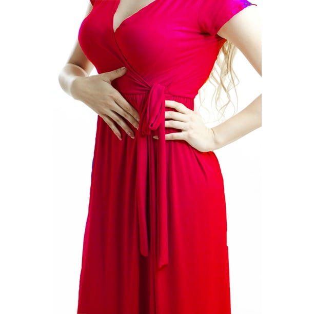 Vestido tipo bata largo hotsell