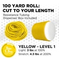 thumbnail image 2 of THERABAND Resistance Tubes, Level 2, Thin Yellow, 3 lbs Resistance, 100 Foot, 1 Pack, 2 of 9