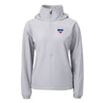 thumbnail image 2 of Women's Cutter & Buck  Gray SMU Mustangs Charter Eco Recycled Half-Zip Anorak Jacket, 2 of 3