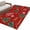 Red Green, variant on Area Rugs 2.7'x5', Grey Christmas Carpet for Living Room Bedroom Dining Room, Winter Green Pine Tree Gold Snowflake Throw Kitchen Rugs Non Slip Washable Rectangle Indoor Outdoor Rugs