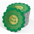 thumbnail image 4 of Inkdotpot Pack Of 50 Happy Diwali Favor Paper Tags Craft Real Gold Foil Hang Tags, 4 of 7