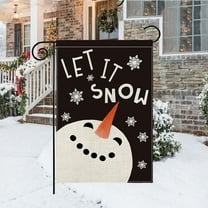 Luckky Christmas Garden Flag,Small Polka Dot Believe Garden Flag,12x18 Inch Double Sided Christmas Garden Flag Outside Welcome Garden Flag Front Garden Porch Lawn Door Fit Standard Flagpole