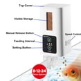 thumbnail image 4 of Distributeur Automatique de Poissons Minuterie Intelligente Aquarium Grande Capacité Nourrissez Vos Poissons à l'Heure Programmée Opération Simple et Installation, 4 of 9