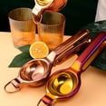 thumbnail image 5 of YAHHU Stainless‑Steel Lemon Squeezer – Ergonomic Ultra‑Long Handle, Lifting Ring, Rose Gold Kitchen Tool, 5 of 17