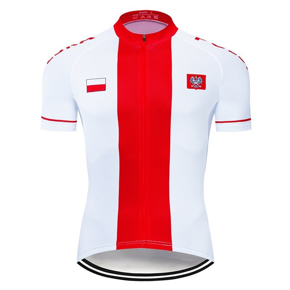 Publication censorship satisfaction Team Poland White & Red Men's Cycling Jersey & Bib Short - Walmart.com