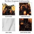 thumbnail image 4 of luoweisi Men's Beach Shorts Quick Dry Swim Trunks with Mesh Lining Halloween Black Cat 2XL, 4 of 5