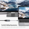 USB C to VGA Adapter for Monitor,TypeC (Thunderbolt 3/4) to VGA Cable