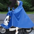 thumbnail image 1 of Poncho de lluvia impermeable, impermeable para motocicleta, ciclismo, lluvia, motocicleta, impermeable, capas de lluvia para bicicleta, funcionalidad versátil, 1 of 1