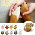 thumbnail image 2 of Dog Memorial Gifts For Loss Of Dog - 1/3Pcs Pet Hair Storage Keychain, Cat Paw Shaped Keychain, Pet Memorial Gift Keyring, Loss Of Dog Sympathy Gift, 2 of 13