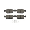 thumbnail image 5 of Brake Pads 4PCS For ECCPP For Front For D1865-9094 compatible for 2022 2023 For Volvo For C40,C40 Recharge|2019 2020 2021 2022 For Volvo For S60, 5 of 5
