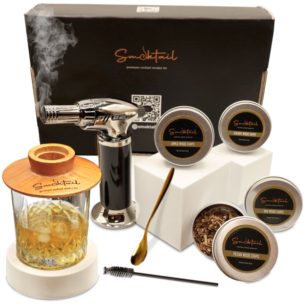 Smoktail Cocktail Smoker and Bourbon Smoker Kit Experience the
