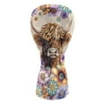 thumbnail image 2 of Yuyamidu Highland Cow Golf Headcovers Boho Flowers Golf Club Head Covers Driver Fairway Wood Hybrid Golf Head Cover, Waterproof PU Leather, 2 of 7