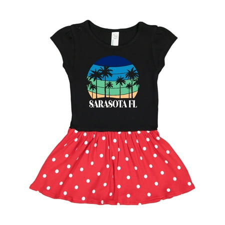 

Inktastic Sarasota Florida Vacation Gift Toddler Girl Dress