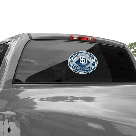 WinCraft San Diego Padres 11'' x 17'' Stained Glass Decal Sheet - No Size