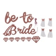 thumbnail image 2 of Bridal Shower Banner , Bridal Shower Sign Shiny Charming Simple Assembly  For Bridal Shower For Bachelor Party Decoration Rose Gold, 2 of 8