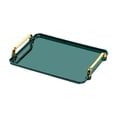 thumbnail image 1 of veasfak Serving Tray Rectangular Bathroom Organizer for Restaurant Hotel Living Room M, 1 of 9