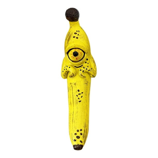 Billuyoard Divertidos adornos artesanales de plátano Ma-gic, decoración de Halloween Kits de decoración para fiestas un ojo