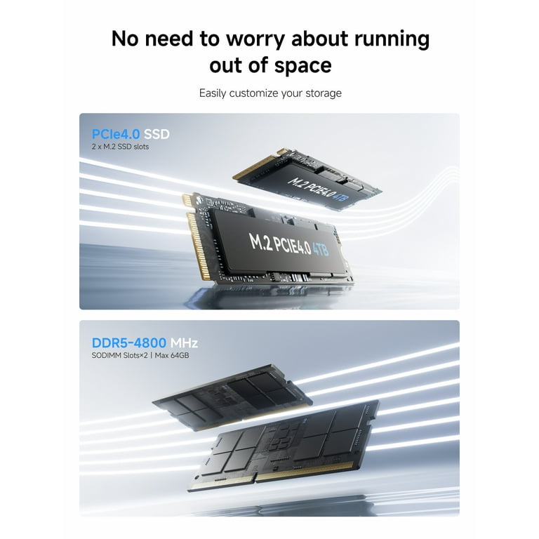 MINISFORUM DeskMini UM680 Slim Mini PC AMD Ryzen 7 6800H Small PC