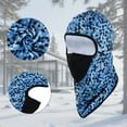 thumbnail image 4 of Unique Bargains 1 Pc Geometric Balaclava Face Mask Dark Blue, 4 of 5