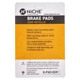 thumbnail image 2 of Niche Front Brake Pad Set for Honda CB900F Semi-Metallic Motorcycle 519-KPA2463D, 2 of 5
