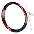 thumbnail image 4 of Fragmented Flowers 14.5 Inch Printing PVC Leather Auto Accessories Steering Wheel Cover for Car Wheel Covers, 4 of 6
