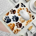 thumbnail image 2 of Dog Paw Print Gaming Mousepad Square, 8.3x9.8 Inch Non-Slip Rubber Bottom Printed Mouse Mat for Office and Gaming, 2 of 6