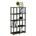 thumbnail image 5 of Furinno 16105WN/BR Turn-N-Tube 8 Space Shelf, Walnut/Brown, 5 of 5