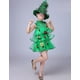 thumbnail image 3 of 160cm Ropa navideña para niños, disfraz de árbol de Navidad para niñas, espectáculo de elfo verde, 3 of 3