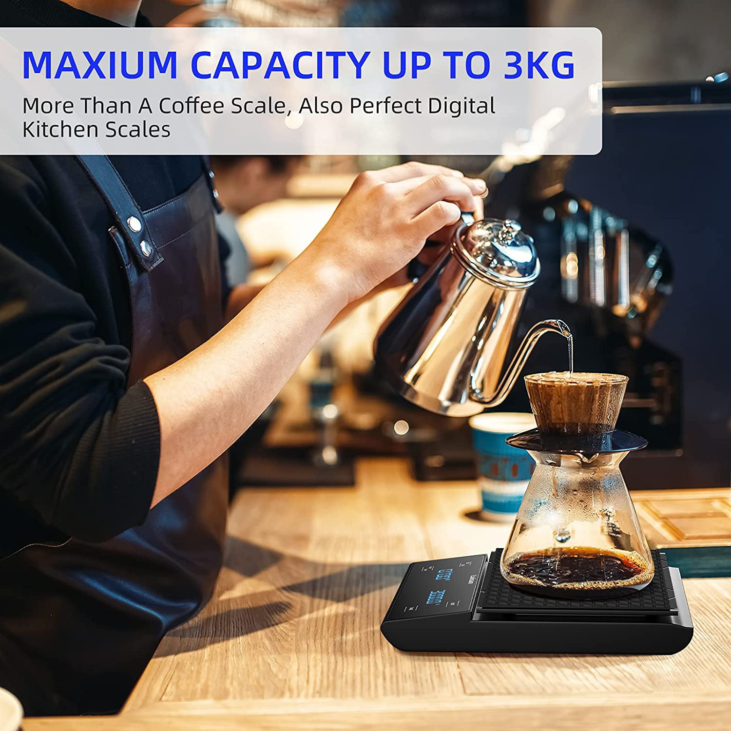 BARISTA-3KG Coffee/Kitchen Scale